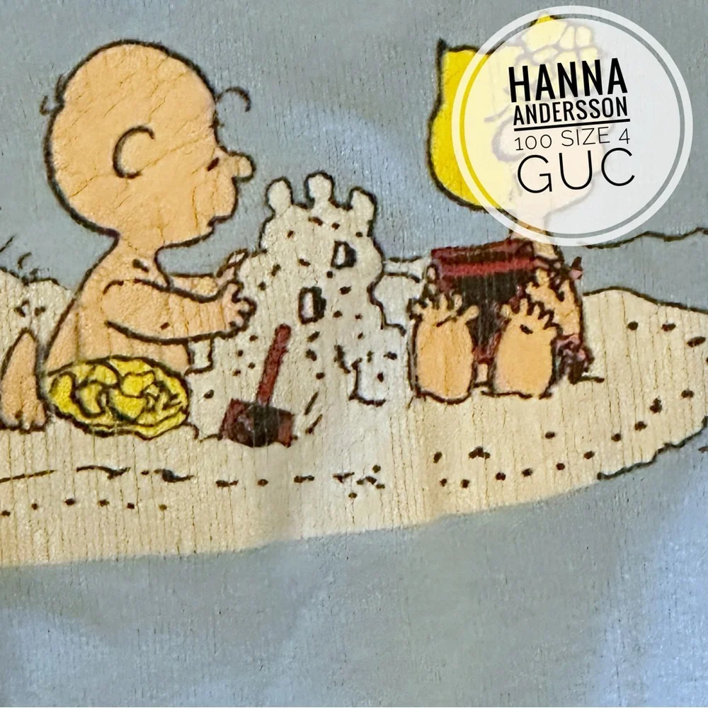 Hanna Andersson 100 peanuts raft pajamas - Picture 3 of 3